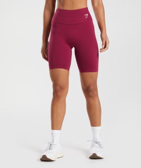 Women's Gymshark Training Cycling Shorts Fuchsia | NZ 3YXMVA